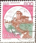 Stamps Italy -  Intercambio 0,20 usd 800 l. 1980