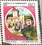 Stamps Italy -  Intercambio m2b 0,20 usd 80 l. 1981