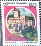 Stamps Italy -  Intercambio nfxb 0,20 usd 80 l. 1981