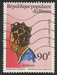 Stamps Benin -  Songas, peinado femenino