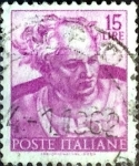 Sellos de Europa - Italia -  Intercambio 0,20 usd 15 l. 1961