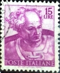 Stamps Italy -  Intercambio 0,20 usd 15 l. 1961