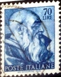 Stamps Italy -  Intercambio 0,20 usd 70 l. 1961