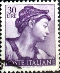 Stamps Italy -  Intercambio 0,20 usd 30 l. 1961