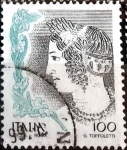 Stamps Italy -  Intercambio 0,20 usd 100 l. 1998