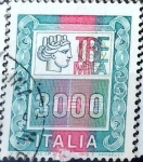 Stamps Italy -  Intercambio 0,20 usd 3000 l. 1979