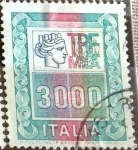 Stamps Italy -  Intercambio 0,20 usd 3000 l. 1979