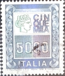 Stamps Italy -  Intercambio 0,65 usd 5000 l. 1979