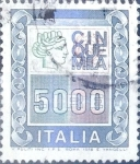 Stamps Italy -  Intercambio 0,65 usd 5000 l. 1979