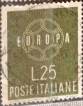 Sellos de Europa - Italia -  Intercambio cr5f 0,20 usd 25 l. 1959