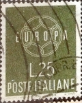 Stamps Italy -  Intercambio 0,20 usd 25 l. 1959
