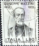 Stamps Italy -  Intercambio cr5f 0,20 usd 90 l. 1972