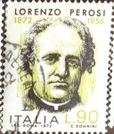 Stamps Italy -  Intercambio cr5f 0,20 usd 90 l. 1972