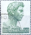 Sellos de Europa - Italia -  Intercambio 0,20 usd 500 l. 1957