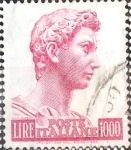 Stamps Italy -  Intercambio m2b 0,20 usd 1000 l. 1957
