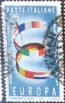 Stamps Italy -  Intercambio 0,20 usd 25 l. 1957