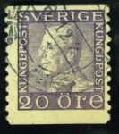 Sellos de Europa - Suecia -  Gustav V