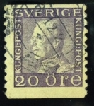 Sellos del Mundo : Europa : Suecia : Gustav V