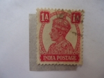 Sellos de Asia - India -  India Postage - King, George VI