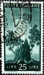 Stamps Italy -  Intercambio 0,20 usd 25 l. 1945