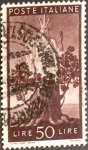 Stamps Italy -  Intercambio 0,20 usd 50 l. 1945
