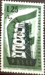 Stamps Italy -  Intercambio 0,20 usd 25 l. 1956