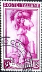 Stamps Italy -  Intercambio 0,20 usd 30 l. 1950
