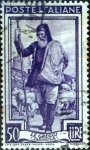Stamps Italy -  Intercambio 0,20 usd 50 l. 1950
