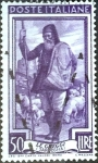 Stamps Italy -  Intercambio jcs 0,20 usd 50 l. 1950