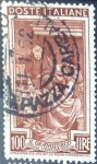 Stamps Italy -  Intercambio 0,20 usd 100 l. 1950