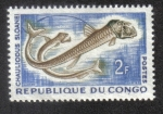 Stamps Republic of the Congo -  Chauliodus sloaneis (Brazzaville)