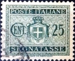 Sellos de Europa - Italia -  Intercambio cr5f 0,40 usd 25 cent. 1934