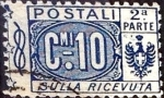 Stamps Italy -  Intercambio cr5f 0,20 usd 10 cent. 1914
