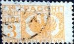 Stamps Italy -  Intercambio 0,20 usd 3 l. 1946