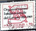 Stamps Italy -  Intercambio 0,20 usd 90 l. 1969