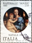 Stamps Italy -  Intercambio 0,30 usd 500 l. 1983