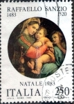 Stamps Italy -  Intercambio 0,20 usd 250 l. 1983