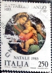 Stamps Italy -  Intercambio 0,20 usd 250 l. 1983