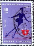 Stamps Italy -  Intercambio 0,20 usd 90 l. 1966
