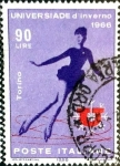 Stamps Italy -  Intercambio 0,20 usd 90 l. 1966