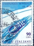Stamps : Europe : Italy :  Intercambio cr2f 0,20 usd 90 l. 1966
