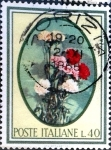 Stamps Italy -  Intercambio 0,20 usd 40 l. 1966