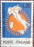Sellos de Europa - Italia -  Intercambio crxf2 0,20 usd 20 l. 1965