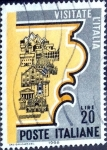 Stamps Italy -  Intercambio 0,20 usd 20 l. 1966