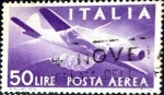 Stamps Italy -  Intercambio 0,20 usd 50 l. 1947