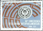 Stamps Italy -  Intercambio cr2f 0,20 usd 90 l. 1972