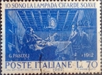 Stamps Italy -  Intercambio cr5f 0,30 usd 70 l. 1962