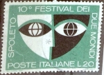 Stamps Italy -  Intercambio 0,20 usd 20 l. 1967