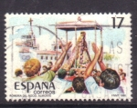Stamps Spain -  Fiestas populares españolas