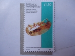 Stamps Mexico -  San Antonio la Isla - Artesanía- Peine de Cuerno.